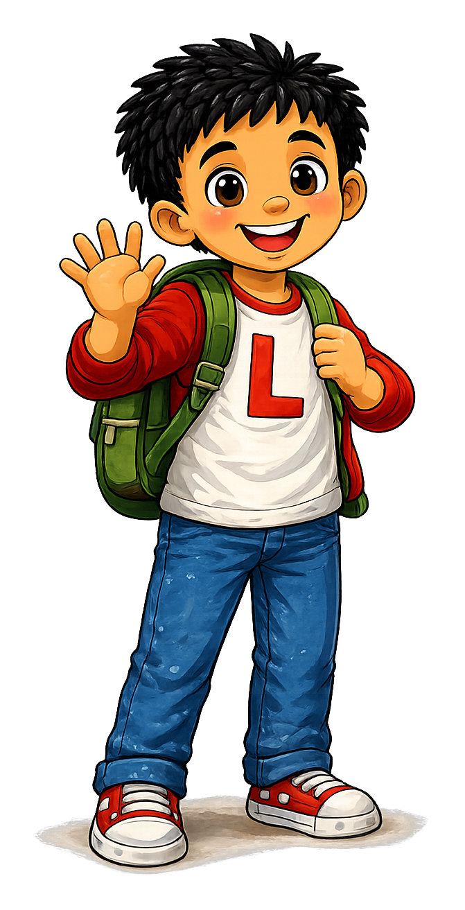 Lucas, original Little Blessings Institute character